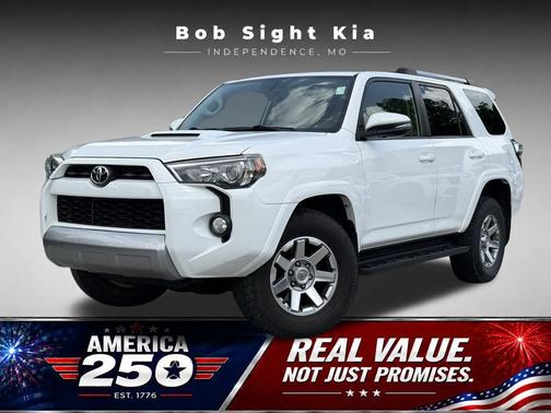 Super White 2016 Toyota 4Runner Trail