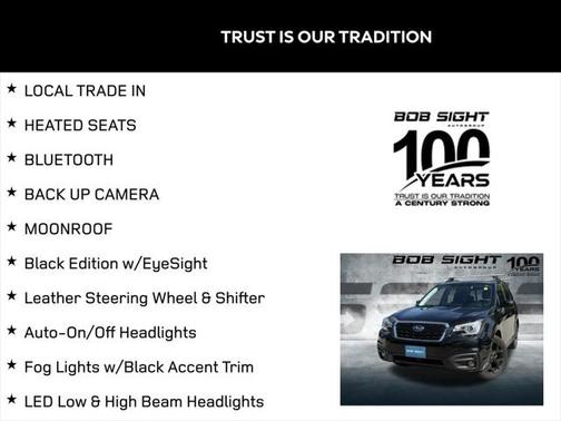 2018 Subaru Forester 2.5i Premium Black Edition