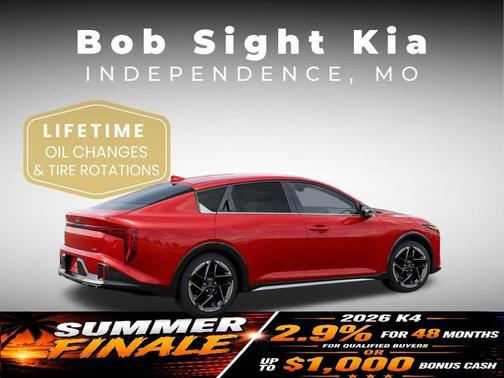 Currant Red 2026 Kia K4 GT-Line