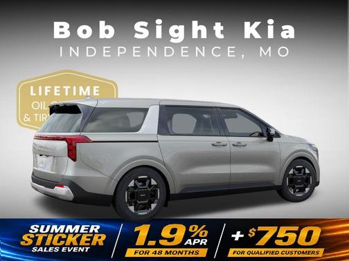 Ivory Silver 2026 Kia Carnival EX