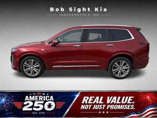 Radiant Red Tintcoat 2023 Cadillac XT6 Premium Luxury AWD