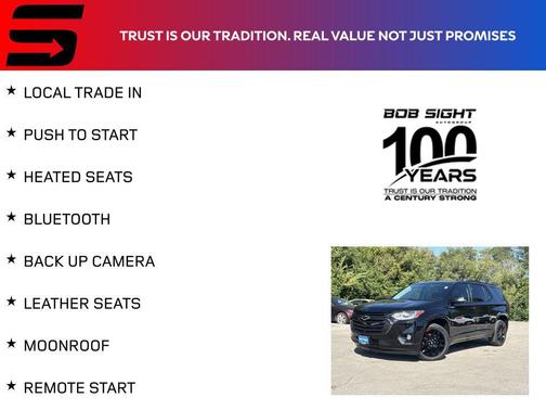 Mosaic Black Metallic 2020 Chevrolet Traverse Premier