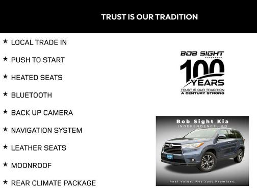 Shoreline Mist 2016 Toyota Highlander XLE