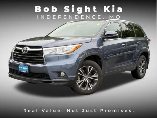 Shoreline Mist 2016 Toyota Highlander XLE