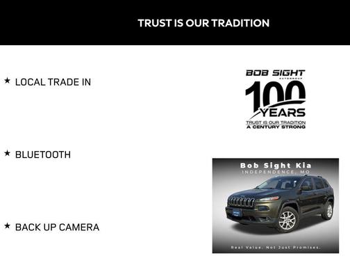 Eco Green Pearlcoat 2015 Jeep Cherokee Latitude