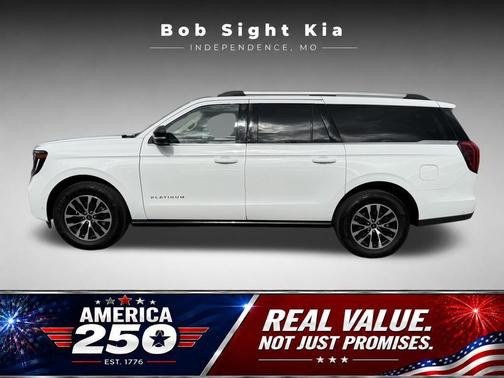 Oxford White 2025 Ford Expedition Max Platinum