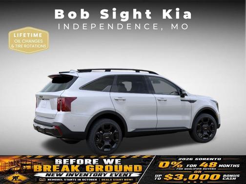 Glacial White Pearl 2026 Kia Sorento SX