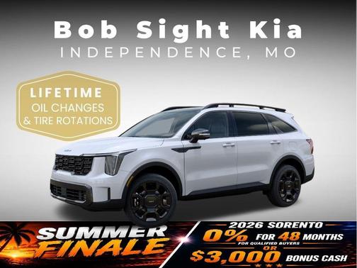 Glacial White Pearl 2026 Kia Sorento SX