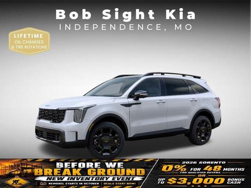 Glacial White Pearl 2026 Kia Sorento SX