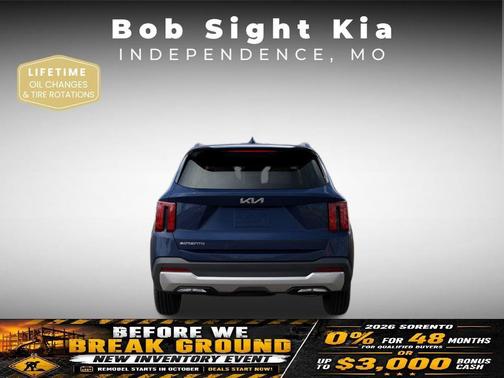 Midnight Lake Blue 2026 Kia Sorento S