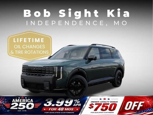 Black Jade Green 2027 Kia Telluride Hybrid X-Line SX-Prestige
