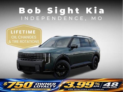 Black Jade Green 2027 Kia Telluride Hybrid X-Line SX-Prestige