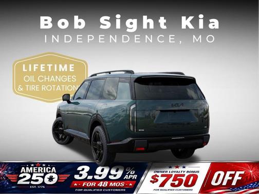 Black Jade Green 2027 Kia Telluride Hybrid X-Line SX-Prestige