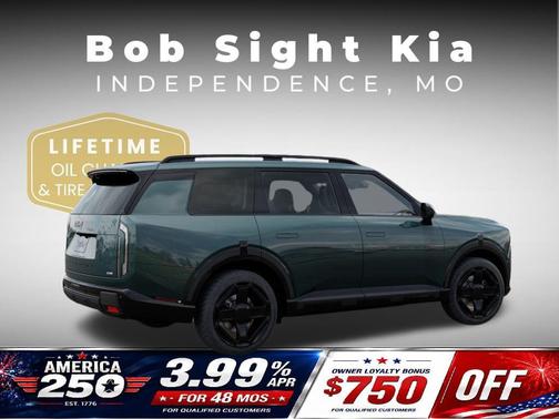 Black Jade Green 2027 Kia Telluride Hybrid X-Line SX-Prestige
