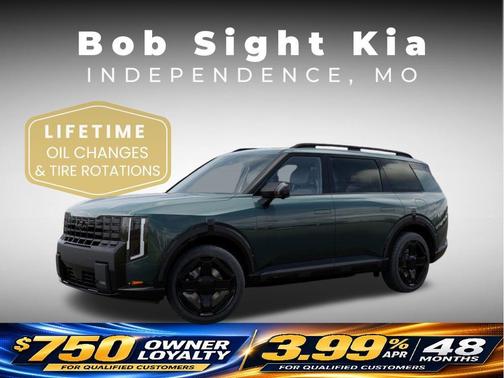 Black Jade Green 2027 Kia Telluride Hybrid X-Line SX-Prestige