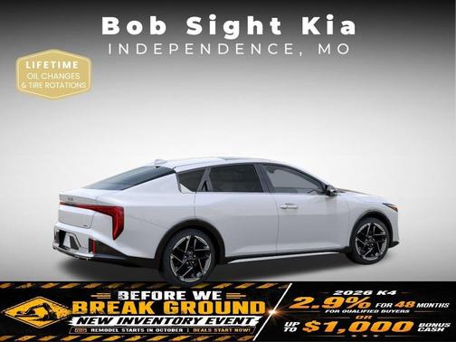 Snow White Pearl 2026 Kia K4 GT-Line