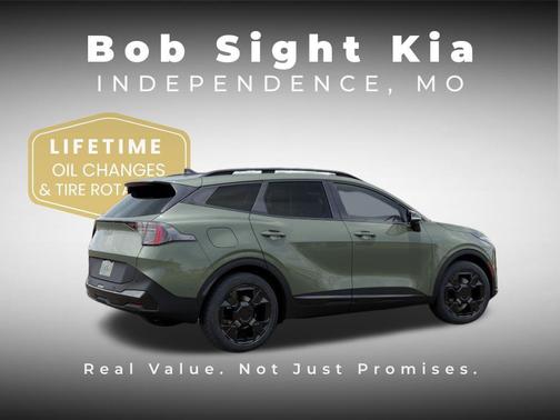 Jungle Green 2026 Kia Sportage Plug-In Hybrid X-Line Prestige