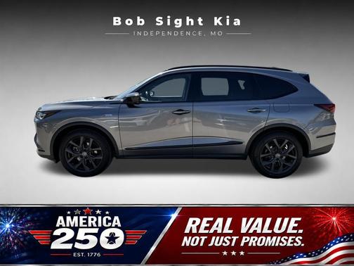 Liquid Carbon Metallic 2023 Acura MDX A-SPEC