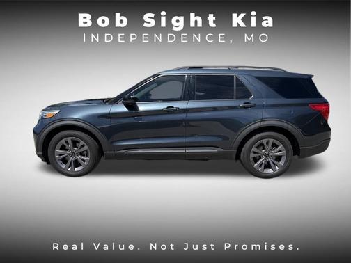 Stone Blue Metallic 2022 Ford Explorer XLT