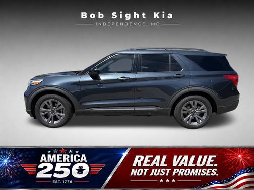 Stone Blue Metallic 2022 Ford Explorer XLT