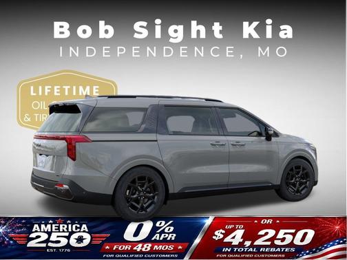 Ceramic Silver 2026 Kia Carnival Hybrid SX