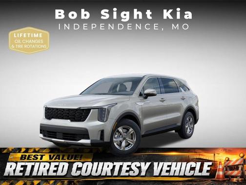 Ivory Silver 2026 Kia Sorento LX