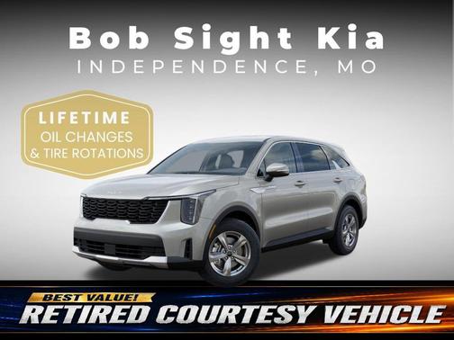 Ivory Silver 2026 Kia Sorento LX