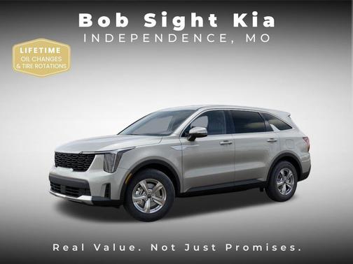 Ivory Silver 2026 Kia Sorento LX