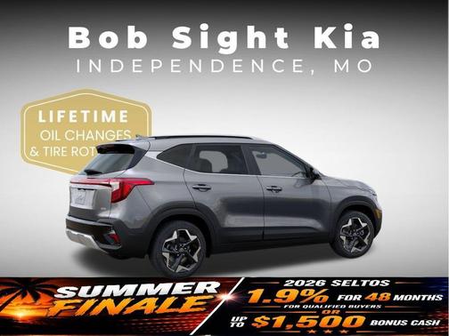 Steel Gray 2026 Kia Seltos EX