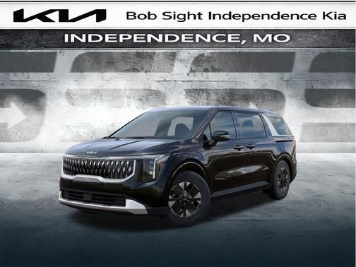 Aurora Black Pearl 2026 Kia Carnival Hybrid LXS Passenger Van