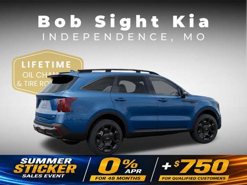 Mineral Blue 2026 Kia Sorento Hybrid SX Prestige