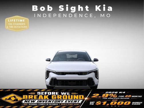 Snow White Pearl 2026 Kia K4 GT-Line