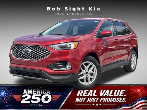 Rapid Red Metallic Tinted Clearcoat 2023 Ford Edge SEL