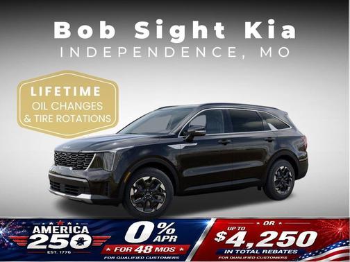 Ebony Black 2026 Kia Sorento S