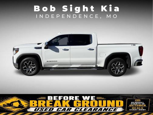 Summit White 2021 GMC Sierra 1500 SLT