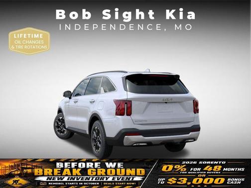 Glacial White Pearl 2026 Kia Sorento S