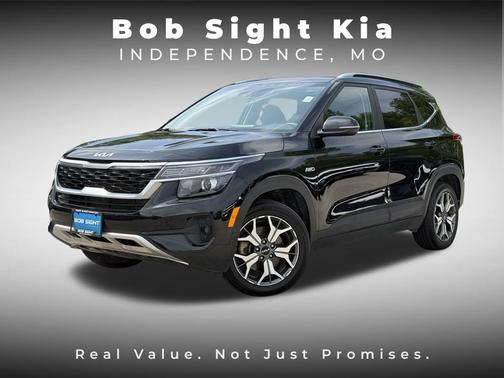 Cherry Black 2023 Kia Seltos EX