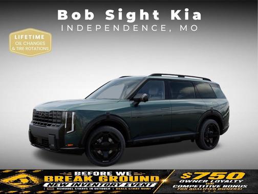 Black Jade Green 2027 Kia Telluride X-Line SX