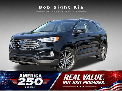 Agate Black Metallic 2019 Ford Edge Titanium