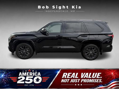 Midnight Black Metallic 2024 Toyota Sequoia Platinum