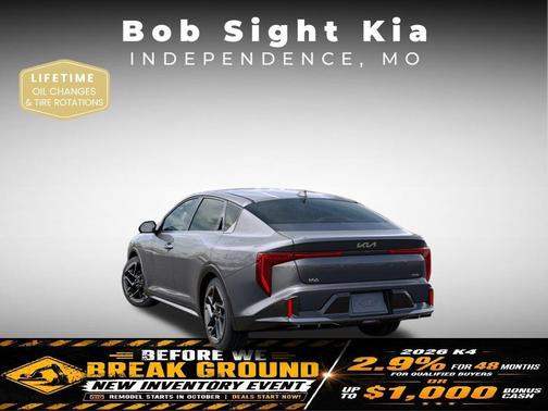 Steel Gray 2026 Kia K4 GT-Line