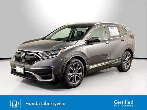 Modern Steel Metallic 2021 Honda CR-V Hybrid Touring