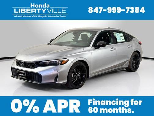 Solar Silver Metallic 2026 Honda Civic Sport