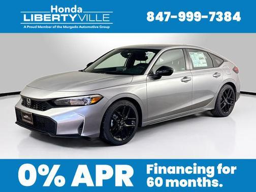 Solar Silver Metallic 2026 Honda Civic Sport