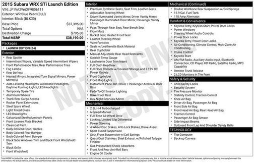 2015 Subaru WRX STI Base