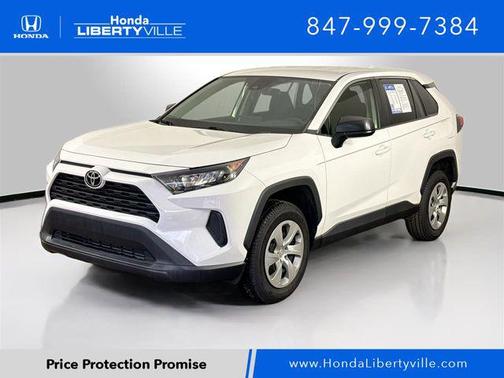 White 2022 Toyota RAV4 LE