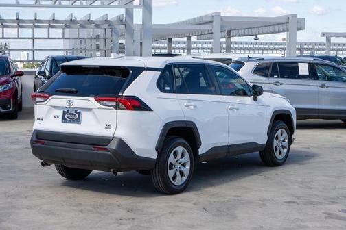 White 2022 Toyota RAV4 LE