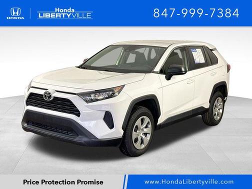 White 2022 Toyota RAV4 LE