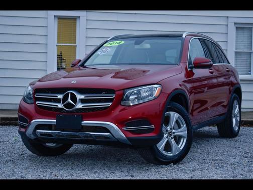 Red 2018 Mercedes-Benz GLC 300 4MATIC SUV