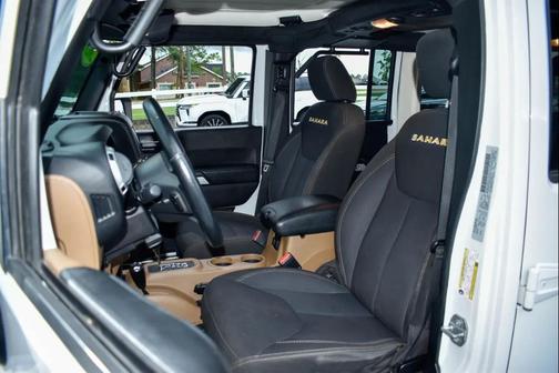White 2015 Jeep Wrangler Unlimited Sahara